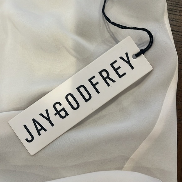 Jay Godfrey Ivory Silk Blouse - Picture 5 of 6